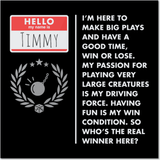 Timmy - Player Type Posters and Art